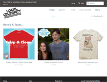 Tablet Screenshot of localcelebrity.com